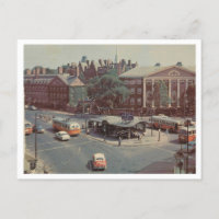 Cambridge MA, Harvard Carré, 1960 Retro Vintage