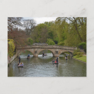 Carte postale Cambridge Punting