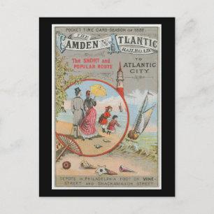 Carte postale Camden et Atlantic Railroad