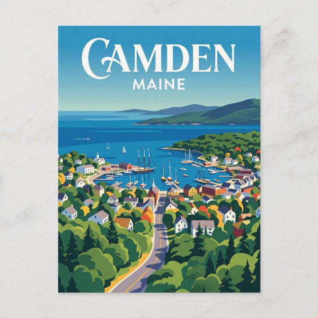 Carte Postale Camden États-Unis (Devant)