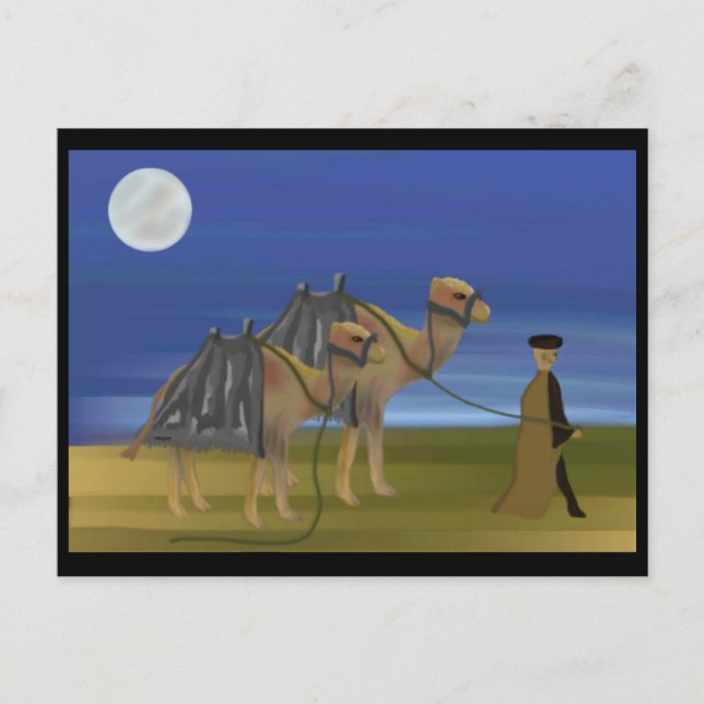 Carte Postale Camel Caravan (Devant)
