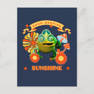 Carte Postale Caméléon Drôle Bonjour Soleil Art Rétro