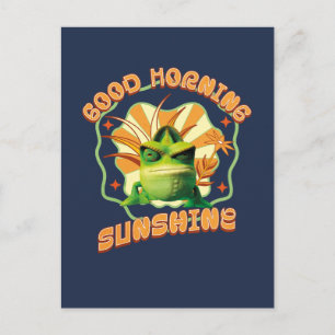 Carte Postale Caméléon Grincheux Humour Matinal Drôle