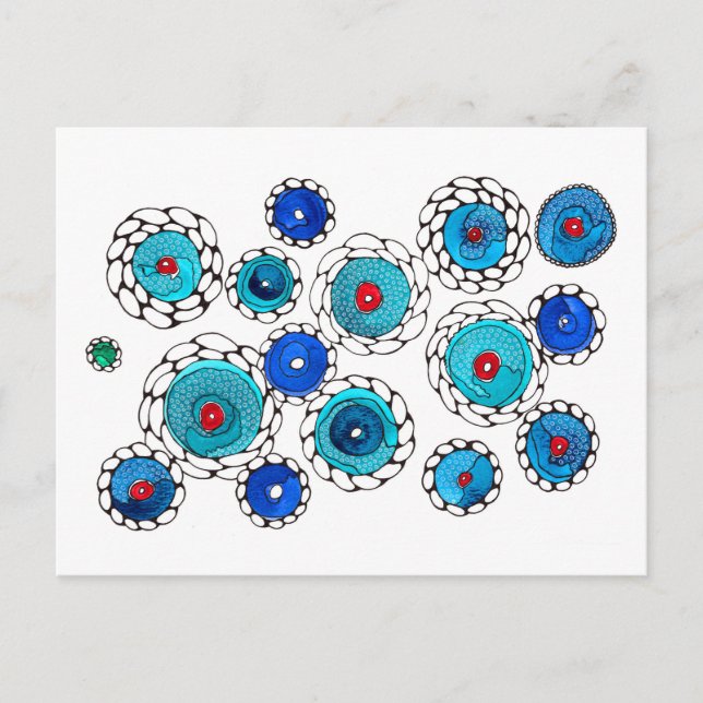 Carte Postale camelias (Devant)