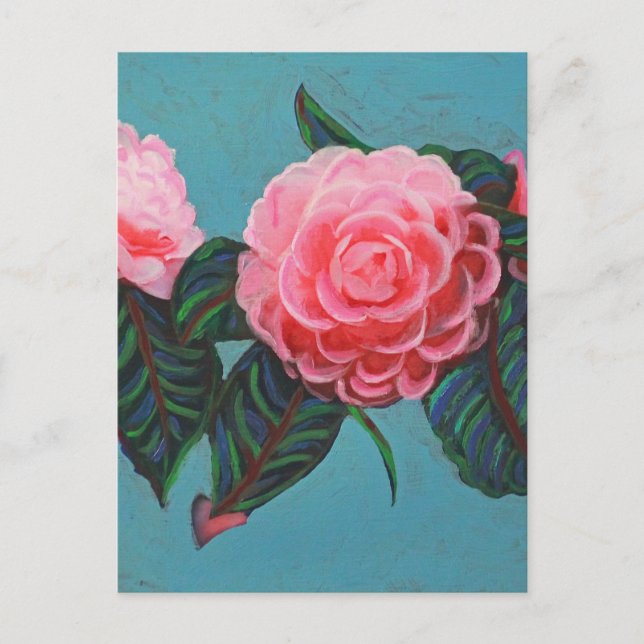 Carte Postale Camellia Japonica Sky (Devant)