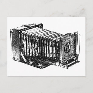 Carte Postale Caméra antique vintage