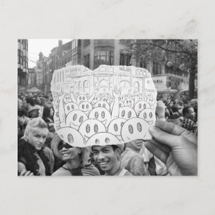 Carte Postale Caméra Crayon -