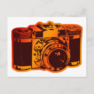Carte Postale caméra rétro