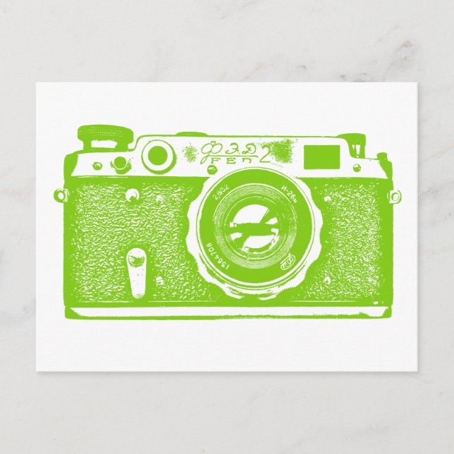Carte Postale Caméra russe soviétique - Martian Green (Devant)