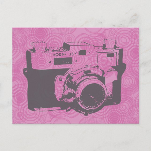 Carte postale Caméra vintage (Devant)