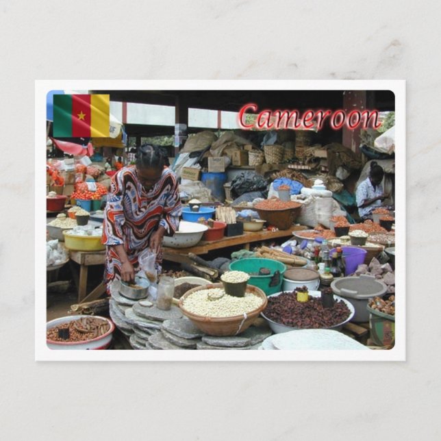 Carte Postale Cameroon - Market - (Devant)