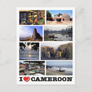 Carte Postale Cameroun - I Love -