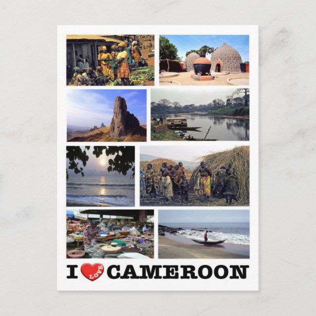 Carte Postale Cameroun - I Love - (Devant)