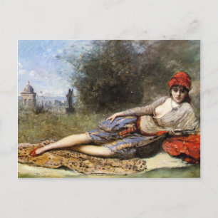 Carte Postale Camille Corot - Odalisque sicilien