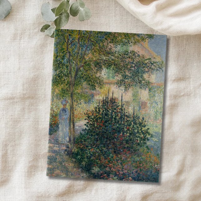 Carte Postale Camille Monet dans Garden Argenteuil (Créateur téléchargé)