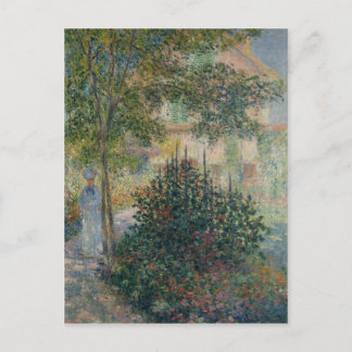 Carte Postale Camille Monet dans le jardin d'Argenteuil - Monet