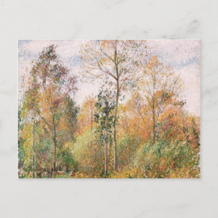 Carte Postale Camille Pissarro - Automne, Peupliers, Eragny