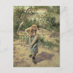 Carte Postale Camille Pissarro   Femme creusant dans un verger, 