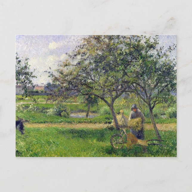 Carte Postale Camille Pissarro | La Brouette, verger, c.188 (Devant)