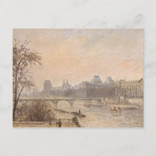 Carte Postale Camille Pissarro   La Seine et le Louvre, 1903