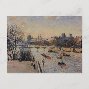 Carte Postale Camille Pissarro - Le Louvre