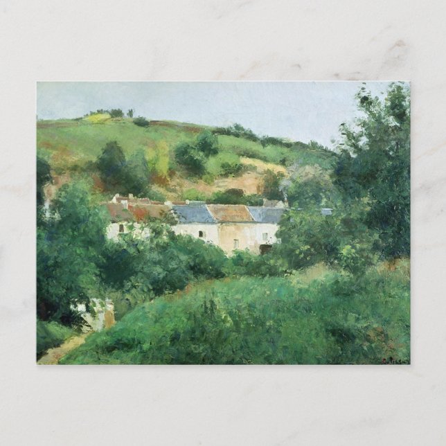 Carte Postale Camille Pissarro | Le sentier du village, 1875 (Devant)