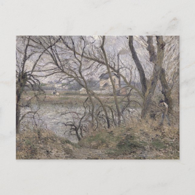 Carte Postale Camille Pissarro | Les Banks of the Oise (Devant)