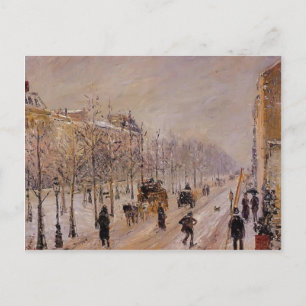 Carte Postale Camille Pissarro - Les Boulevards sous la neige