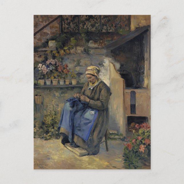 Carte Postale Camille Pissarro - Mère Jolly (Devant)