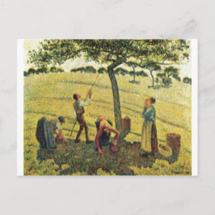 Carte Postale Camille Pissarro - Pomme Harvest Eragny 1888 Huile