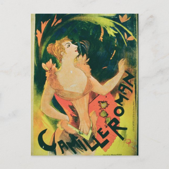 Carte Postale 'Camille Roman' (litho coloré) (Devant)
