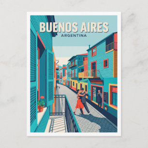 Carte Postale Caminito, La Boca, Buenos Aires Argentine Souvenir