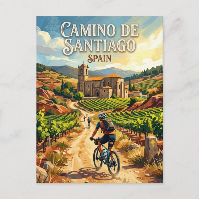 Carte Postale Camino de Santiago Spain (Devant)