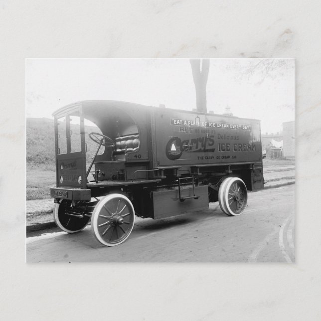 Carte Postale Camion à glace de Carry (Devant)