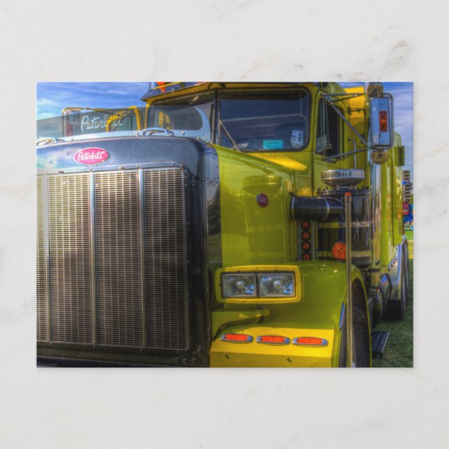 Carte Postale Camion américain (Devant)