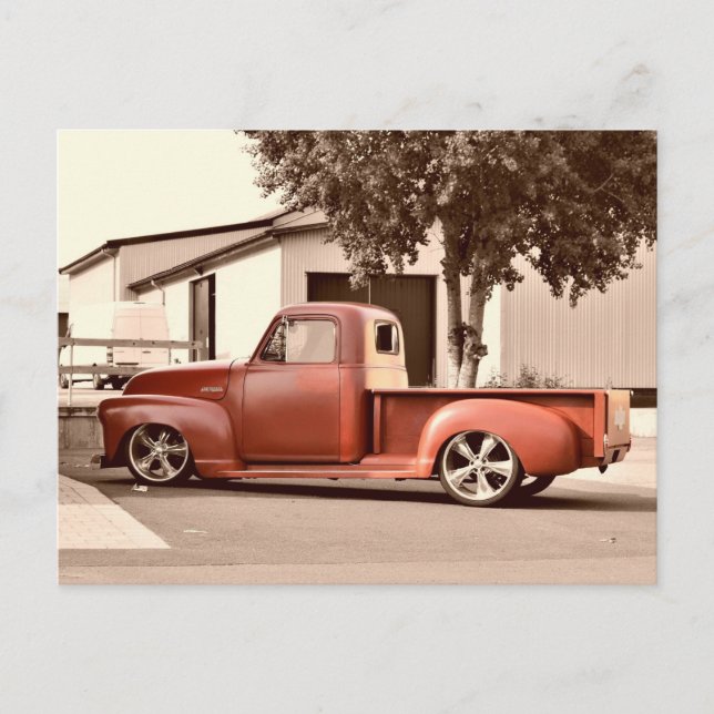 Carte Postale Camion antique vintage (Devant)