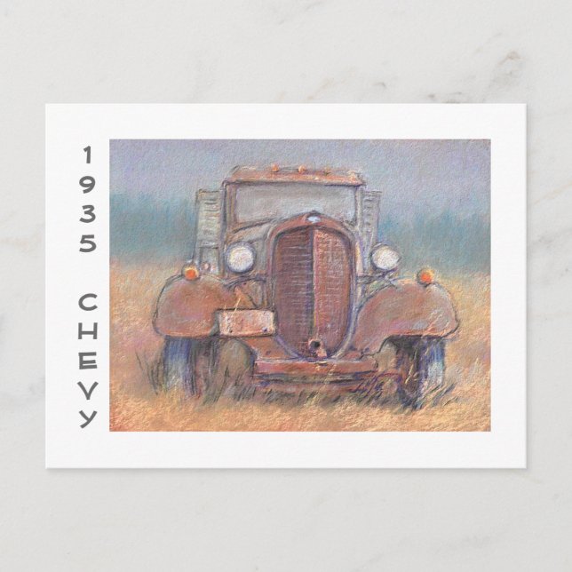 Carte Postale Camion Chevy 35 (Devant)