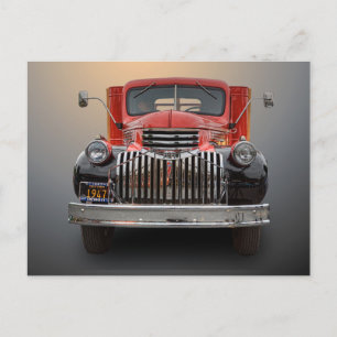 CARTE POSTALE CAMION DE CHEVROLET 1947