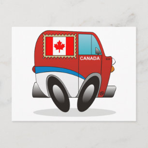 Carte Postale Camion de courrier Canada
