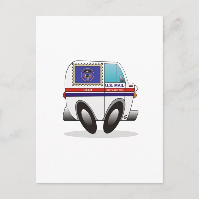 Carte Postale Camion de courrier UTAH (Devant)