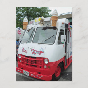 Carte Postale Camion de crème glacée