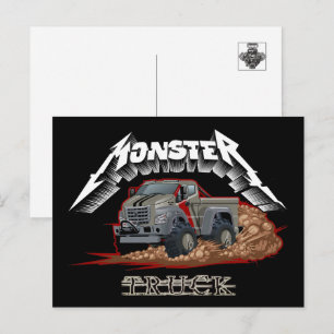 Carte Postale Camion de dessin animé