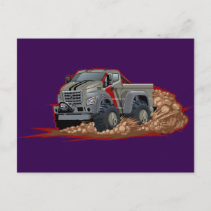 Carte Postale Camion de dessin animé