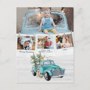 Carte Postale Camion de Ferme Rustique   Collage de Photos sur P