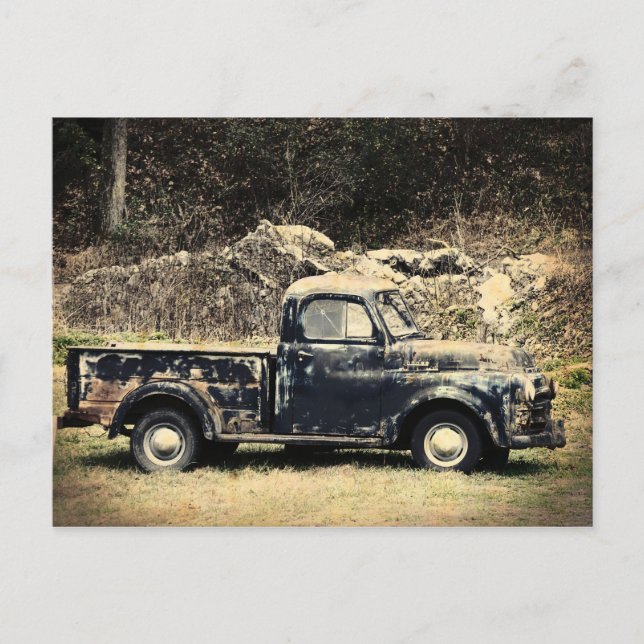Carte Postale Camion de grand-père (Devant)
