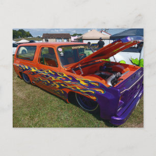 Carte Postale Camion orange personnalisé