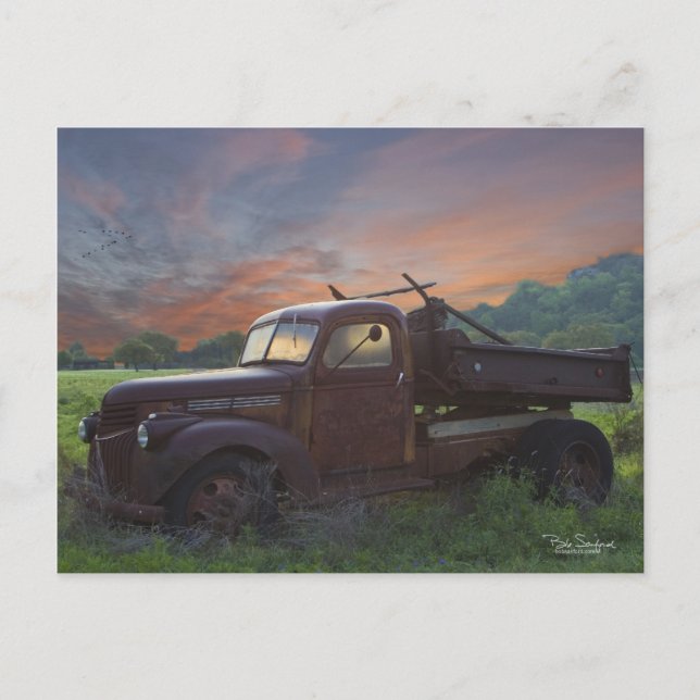 Carte Postale Camion Texas (Devant)