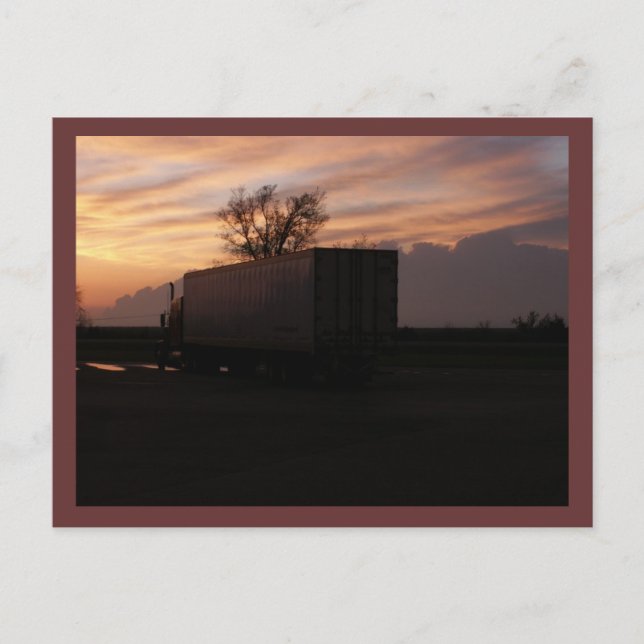 Carte postale Camion USA (Devant)