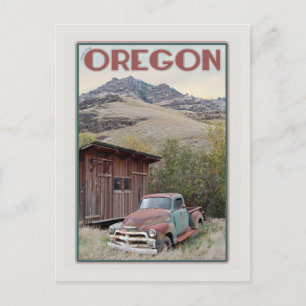 Carte Postale Camion Vintage de l'Oregon oriental