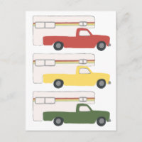 Camionnette de camping Rasta Colorée